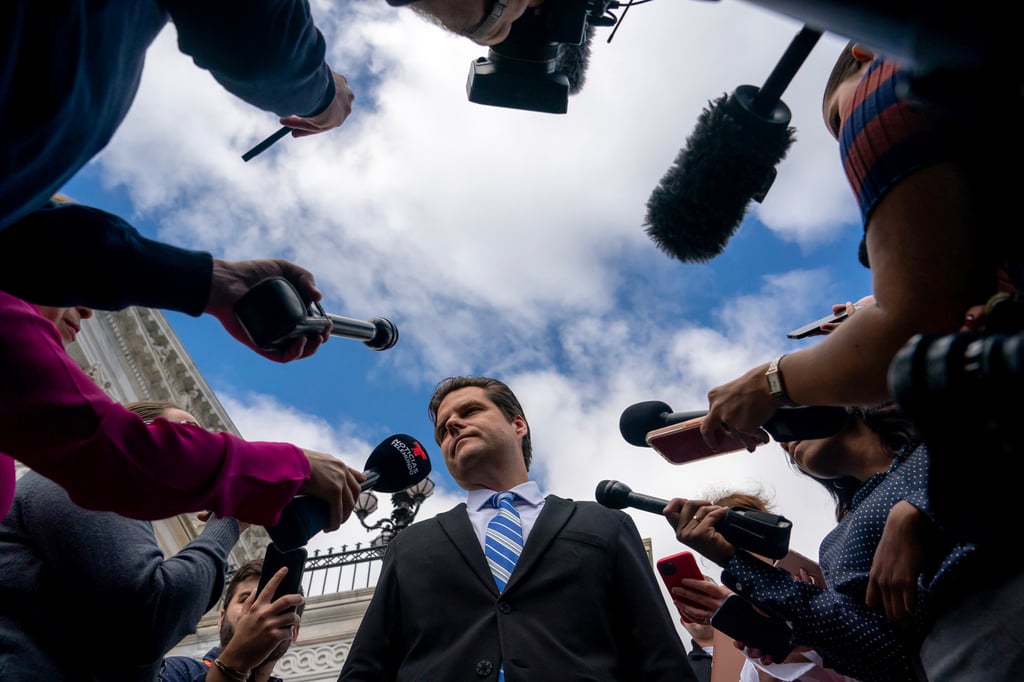 Matt Gaetz was slammed for inviting a holocaust denier to a State of the Union address. Photo: Getty Images/TNS