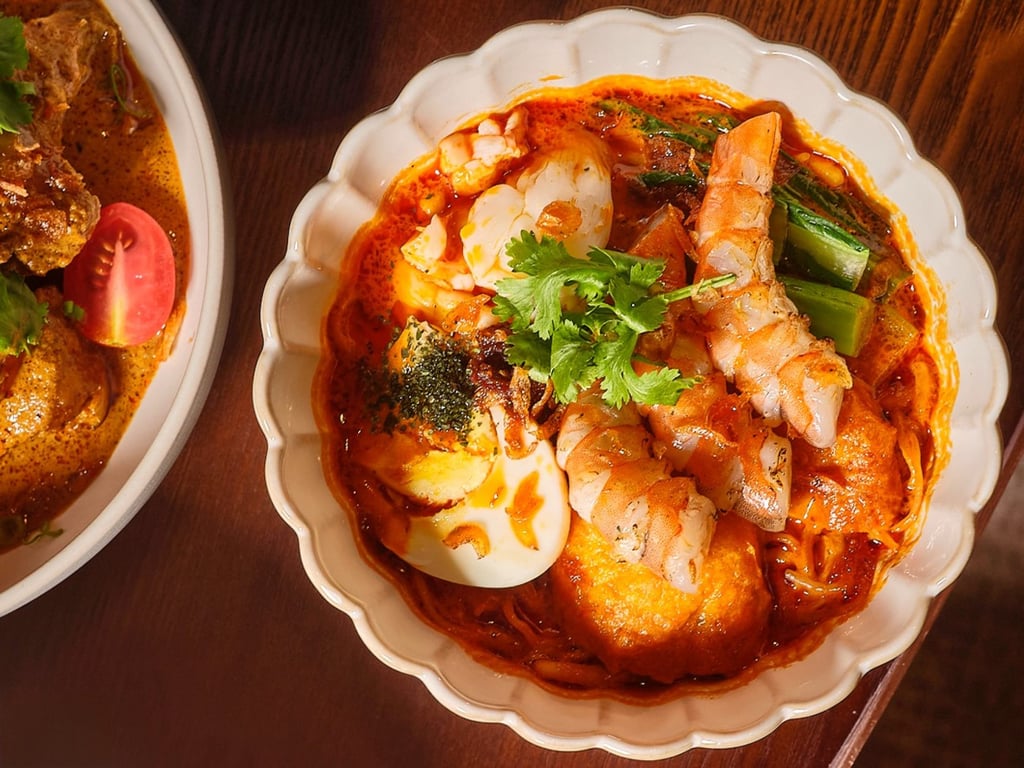 Chef Edward Voon’s laksa dish at The Laksa Club in Wan Chai. Photo: Handout