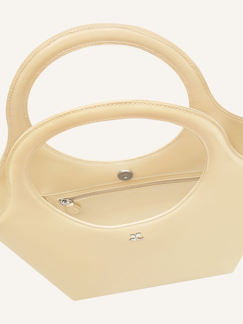 The Holy Bag comes in a variety of sizes and colours at different price points. Photo: Courrèges