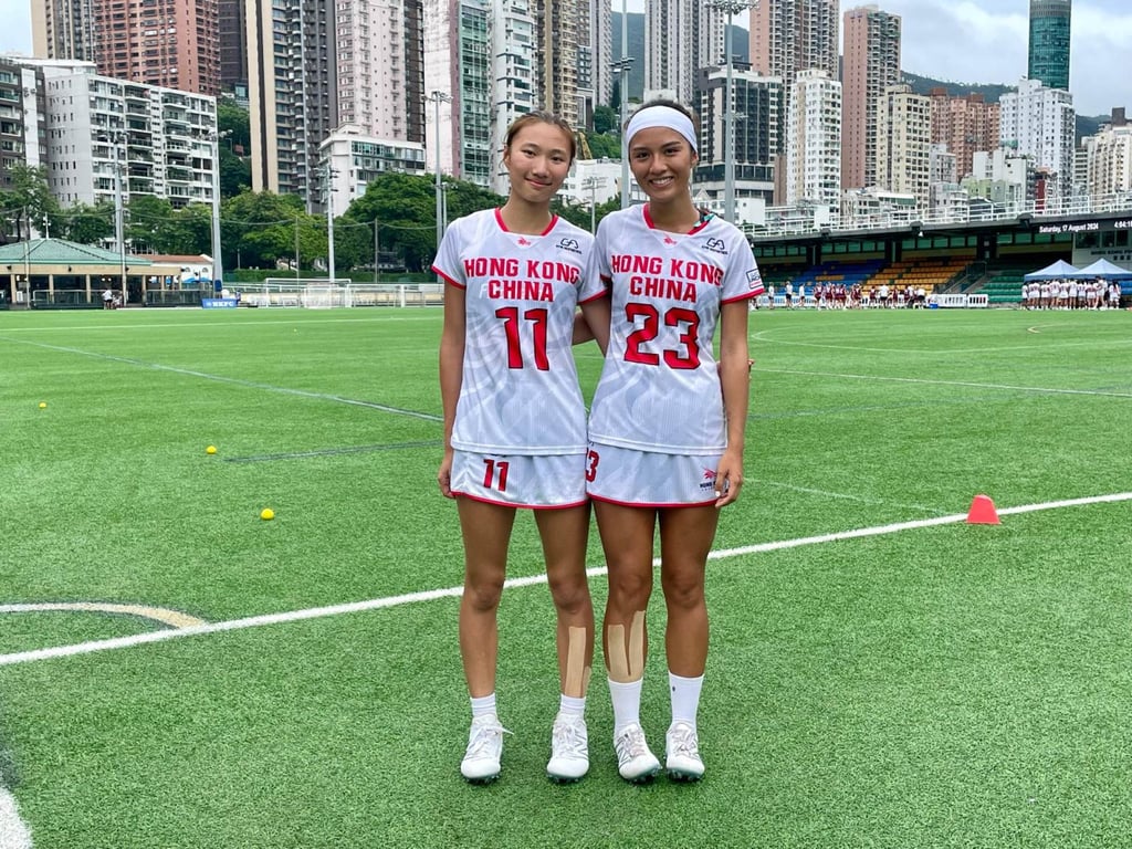 Kallie Wong (left) and teammate Anbie Chan. Photo: Mike Chan Kallie Wong (left) and teammate Anbie Chan. Photo: Mike Chan