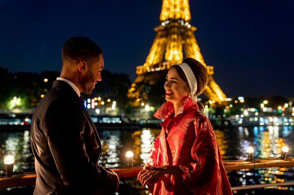 Emily in Paris’ new season sees Lucien Laviscount continue as Alfie alongside co-star Lily Collins’ Emily. Photo: @FilmUpdates/X