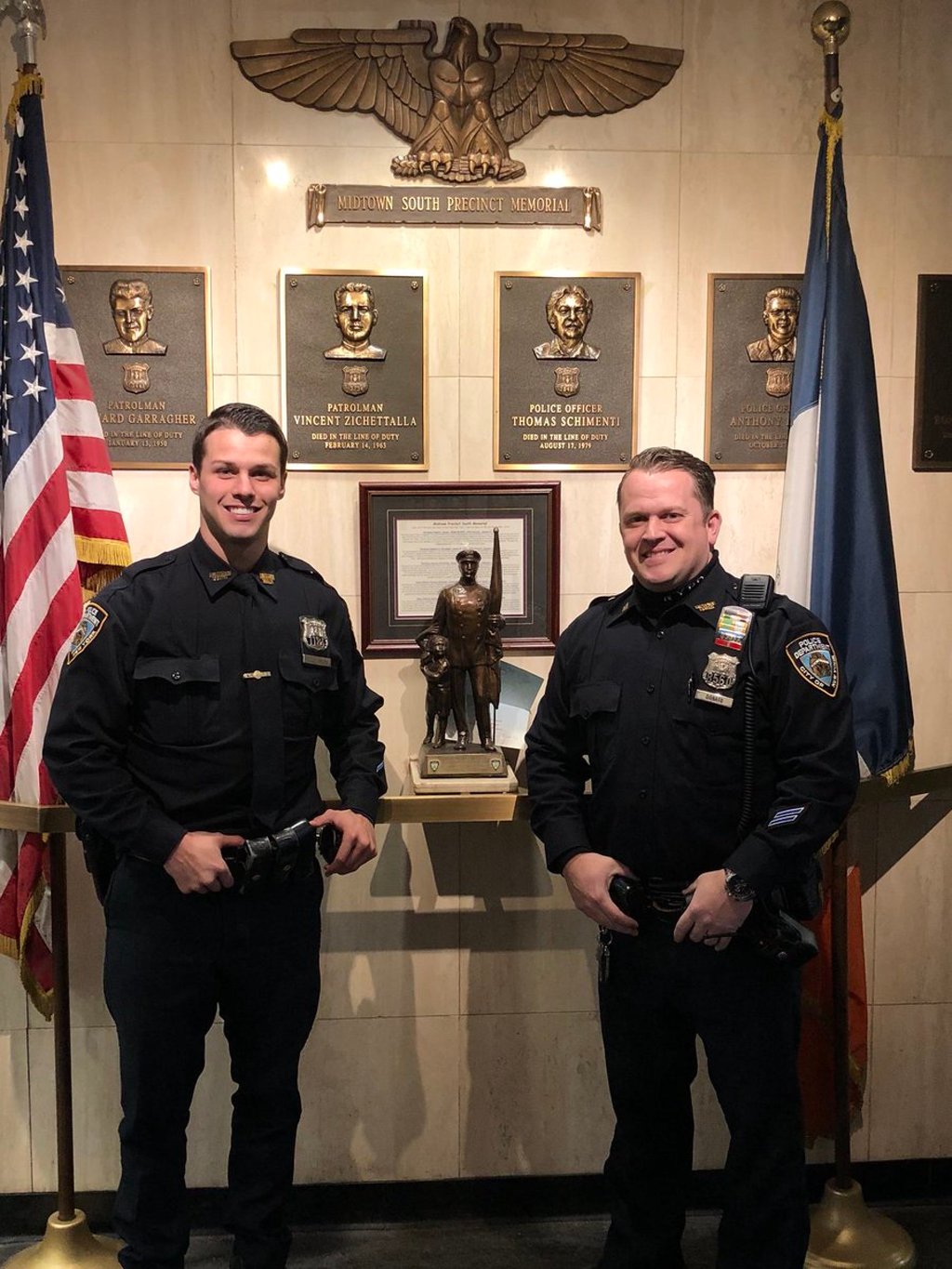 Brendan McLoughlin, Miranda Lambert’s husband, is a police officer. Photo: @NYPDMTS/X Brendan McLoughlin, Miranda Lambert’s husband, is a police officer. Photo: @NYPDMTS/X