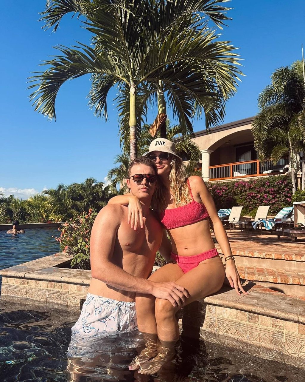 Parker McCollum and Hallie Ray Light McCollum now have a baby son. Photo: @hallieraylight/Instagram