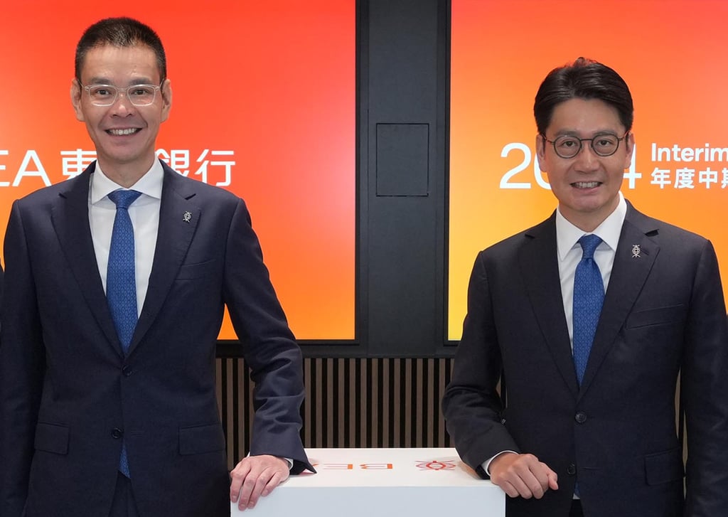 Bank of East Asia’s co-CEOs Adrian Li (left) and Brian Li. Photo: Undated handout