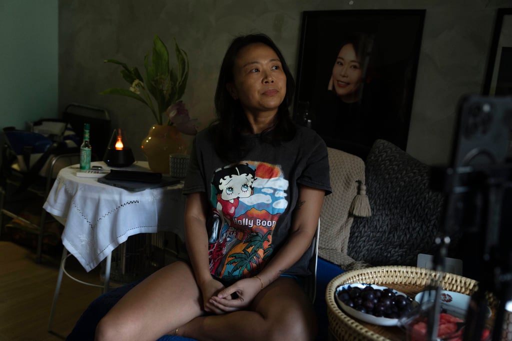 Shanghai resident Zhang Peiyi has been fighting to see her children since 2020, after a difficult separation. Photo: AP