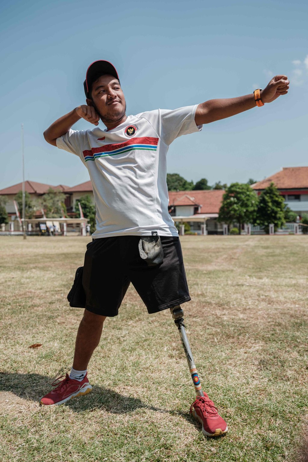 Ken Swagumilang, a 2022 Asian Para Games bronze medallist, sees a Paralympic semi-final as a realistic goal. Photo: AFP