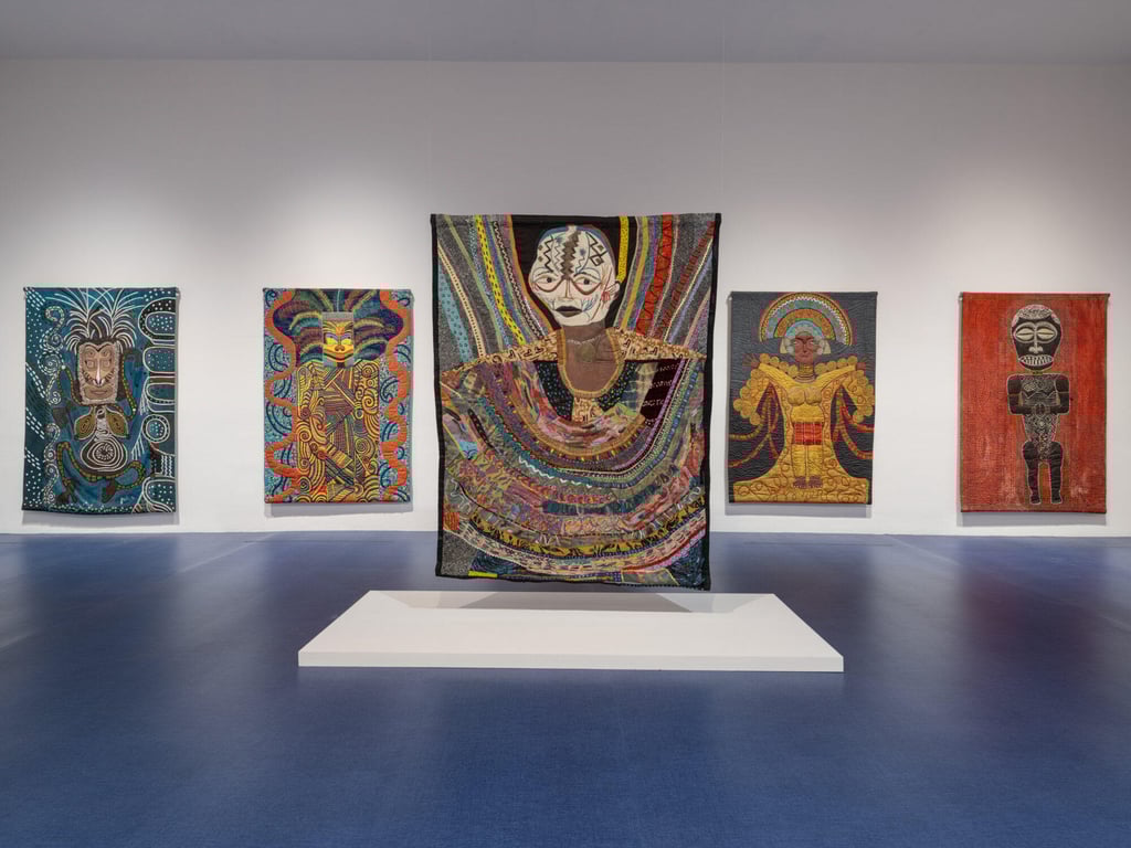 A selection of Abad’s works on show at the MoMA PS1 exhibition. Photo: Kris Graves