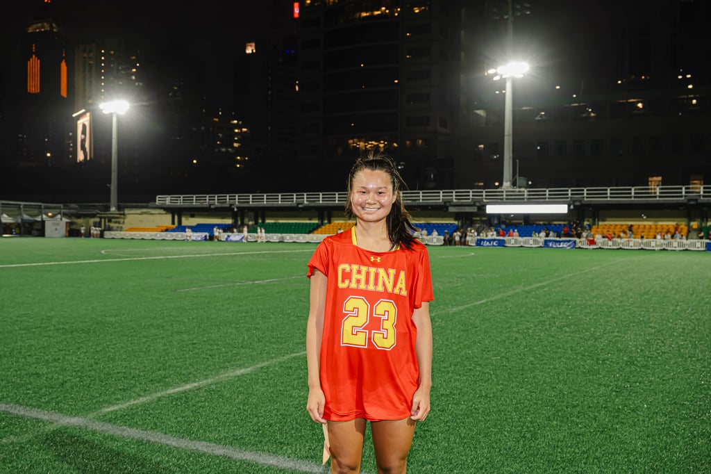 Kit Pingyu Zanelli representing China at the world U20 championship in Hong Kong. Photo: HKCLA