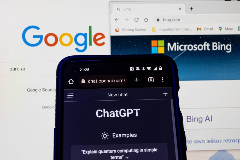 Since OpenAI released ChatGPT on November 30, 2022, major search platforms Google and Microsoft have sought to obtain more data for use in their own generative artificial intelligence systems. Photo: Shutterstock