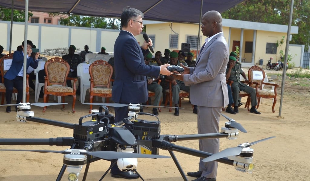 China donated four Norinco PMR-50 drones to Benin last year. Photo: Military Africa China donated four Norinco PMR-50 drones to Benin last year. Photo: Military Africa