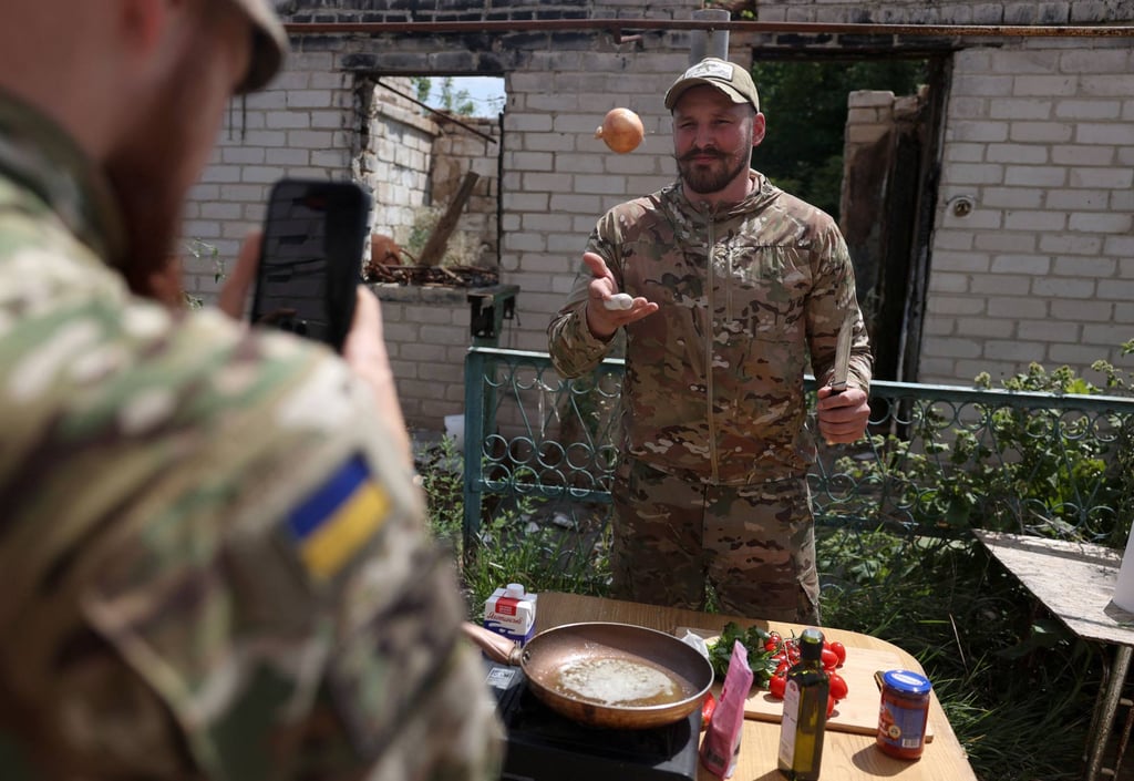 Mokrytskyi has 131,600 followers on TikTok. Photo: AFP
