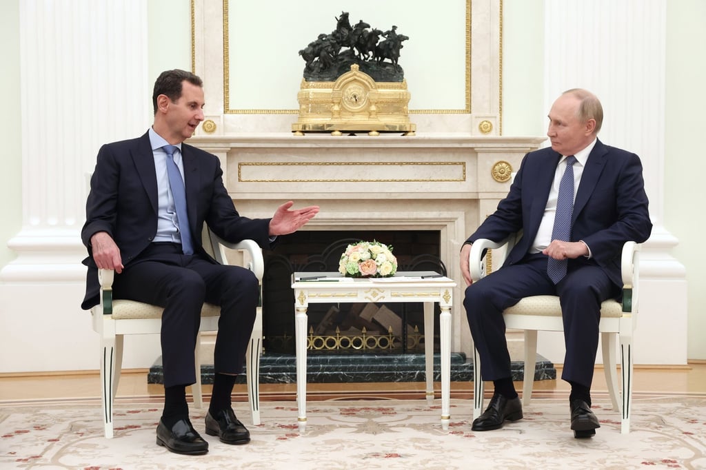 Russian President Vladimir Putin meets with Syrian President Bashar al-Assad at the Kremlin in Moscow, Russia, on July 24, 2024. Photo: EPA-EFE