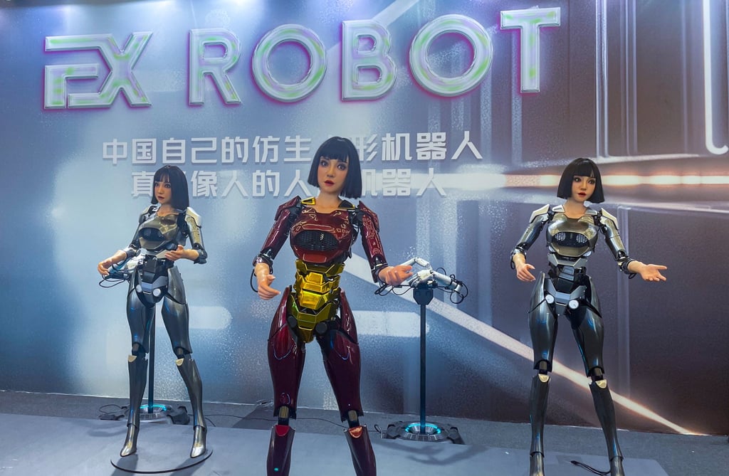 The 2024 World Robot Conference in Beijing featured numerous companies displaying their latest humanoid robot models. Photo: Luna Sun