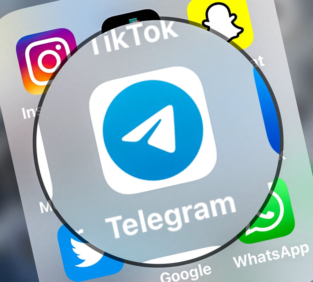 Telegram said it abided by European Union laws. Photo: AFP