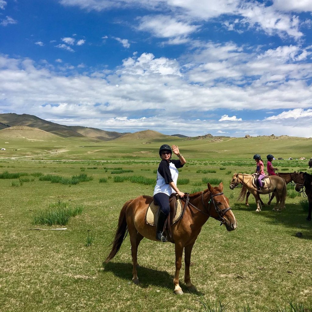 Mercy Cutler on holiday in Mongolia in July 2017. Photo: @therealmercycutler/Instagram