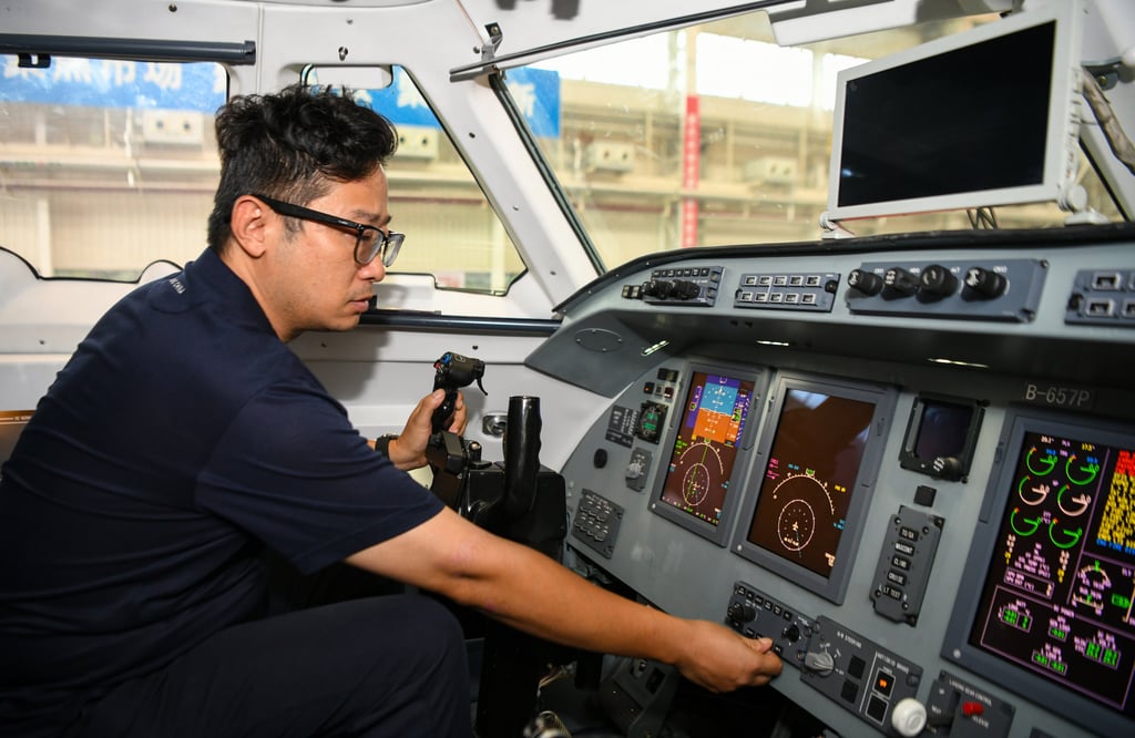 The planes can be used to monitor fires and have a precision system to deliver fire retardants. Photo: Xinhua The planes can be used to monitor fires and have a precision system to deliver fire retardants. Photo: Xinhua