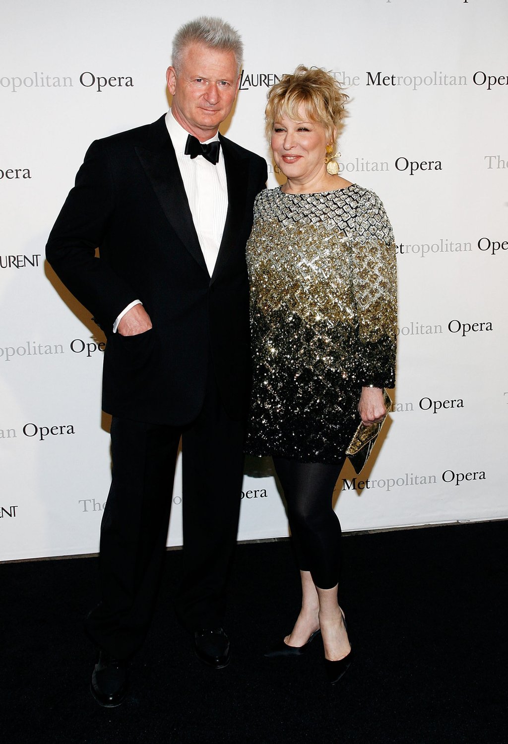 Bette Midler and husband Martin von Haselberg at the Metropolitan Opera gala premiere of Armida in 2010, in New York City. Photo: Getty Images Bette Midler and husband Martin von Haselberg at the Metropolitan Opera gala premiere of Armida in 2010, in New York City. Photo: Getty Images