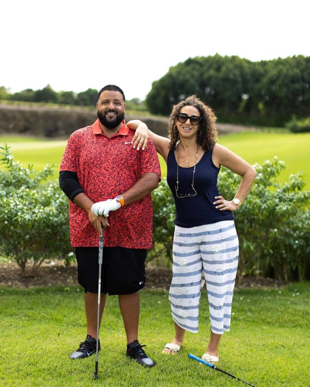 DJ Khaled with his wife in June. Photo: @djkhaled/Instagram