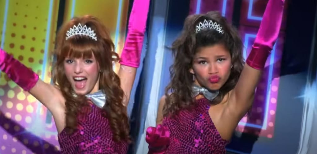 Bella Thorne and Zendaya in the intro to their Disney Channel show, Shake It Up. Photo: @DisneyChannelUK/YouTube Bella Thorne and Zendaya in the intro to their Disney Channel show, Shake It Up. Photo: @DisneyChannelUK/YouTube