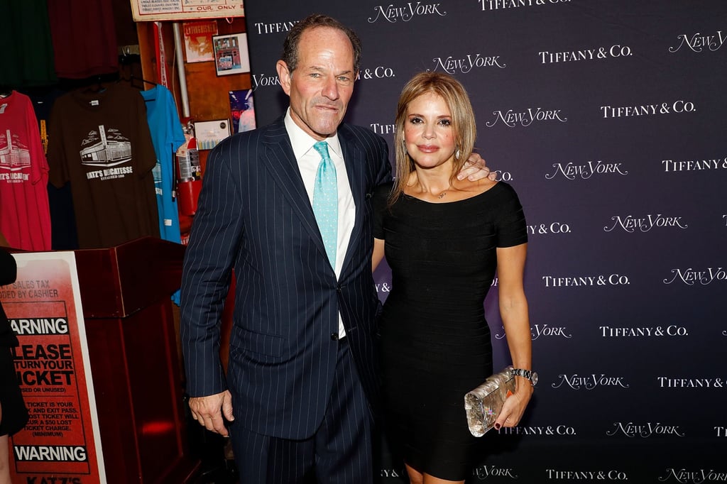 Eliot Spitzer and Roxana Girand attend New York Magazine’s 50th Anniversary Celebration at New York’s Katz’s Delicatessen in 2017 in New York City. Photo: FilmMagic