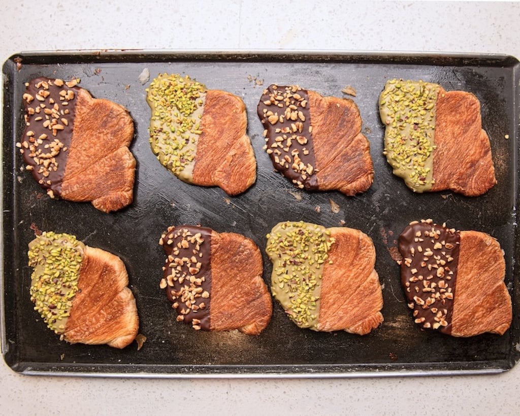 The Baker & The Bottleman’s take on the “flat croissant” trend. Photo: The Baker & The Bottleman The Baker & The Bottleman’s take on the “flat croissant” trend. Photo: The Baker & The Bottleman