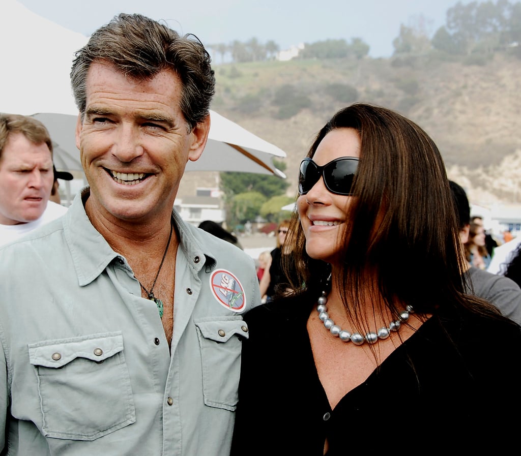 Pierce Brosnan with his wife, Keely Shaye Smith, in 2006. Photo: AP