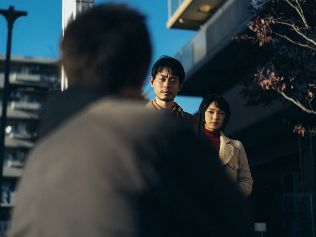 Masaki Suda (centre) and Kotone Furukawa in a still from Cloud.