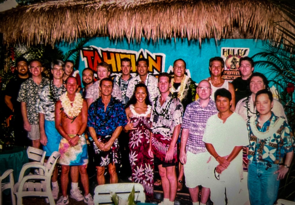 At an anniversary party for Hula’s Bar & Lei Stand, a gay nightclub that Paul Ogata helped manage. Photo: courtesy Paul Ogata At an anniversary party for Hula’s Bar & Lei Stand, a gay nightclub that Paul Ogata helped manage. Photo: courtesy Paul Ogata