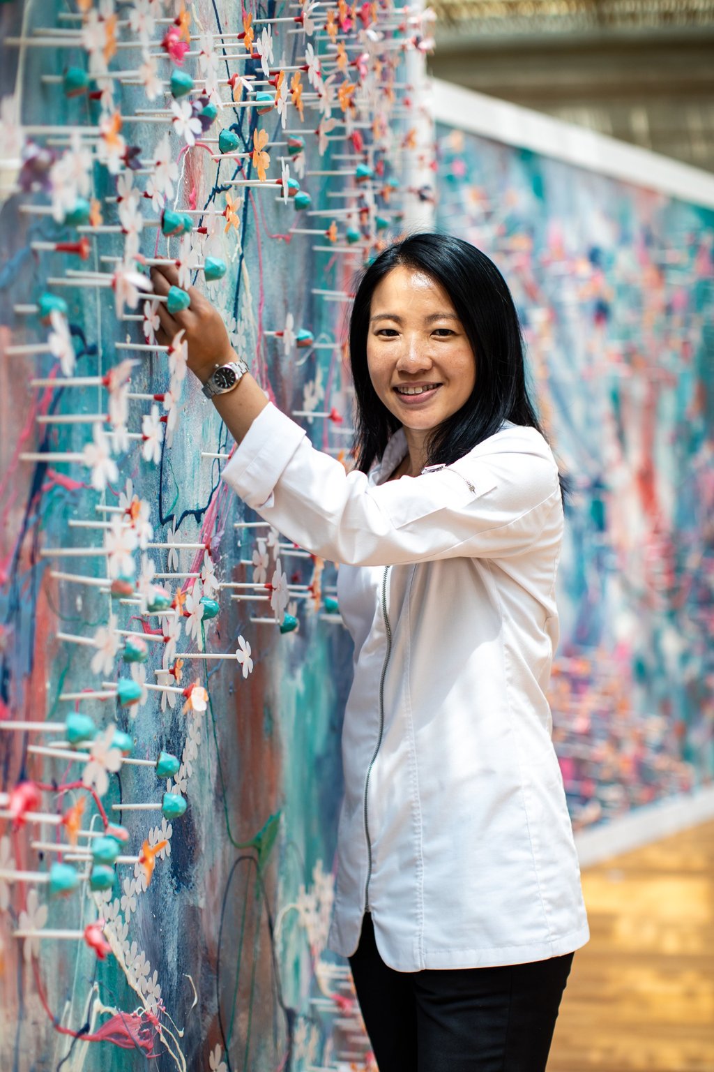 Wong has shown her edible art walls in countries all over the world, including Singapore, Mexico and Fiji. Photo: courtesy of Janice Wong