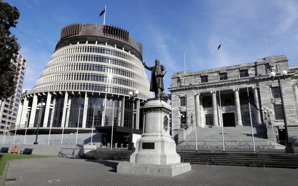 New Zealand’s parliament building. In March, Wellington publicly accused a Chinese state-sponsored group of being behind a 2021 malicious cyberattack on parliament. Photo: AP New Zealand’s parliament building. In March, Wellington publicly accused a Chinese state-sponsored group of being behind a 2021 malicious cyberattack on parliament. Photo: AP