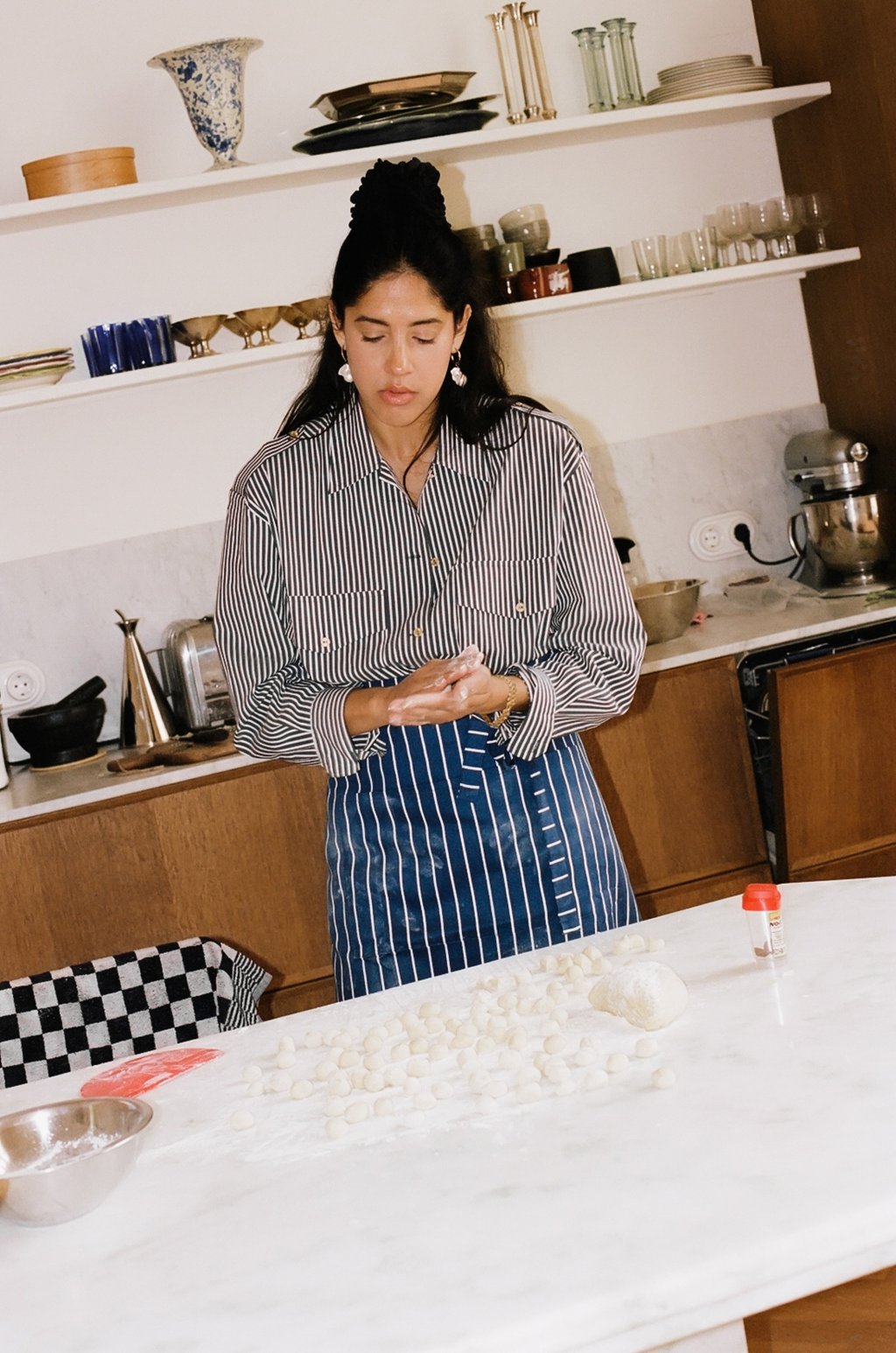 Julia Khan Anselmo in Amsterdam. She hosts feminist supper clubs under the moniker Feisty Feast. Photo: Lulu Verbeek