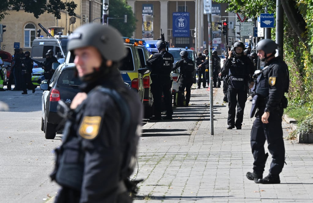 Police officers on duty in Munich. Photo: dpa