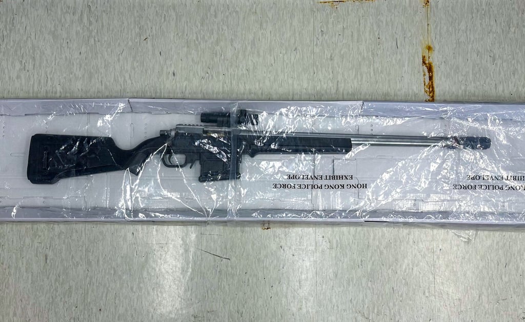The force says it officers have seized six air rifles. Photo: Handout