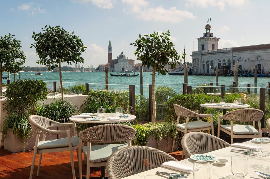 The terrace of Gio’s at The St Regis Venice