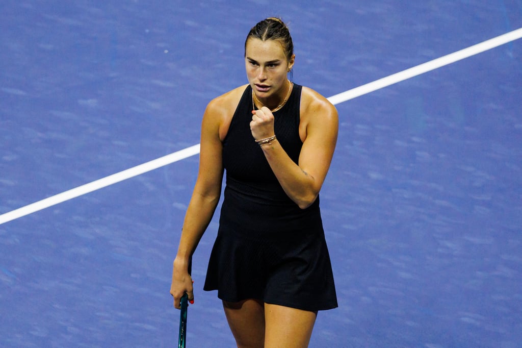 World No 2 Aryna Sabalenka celebrates reaching the US Open final, as she seeks her third grand slam title. Photo: USA TODAY World No 2 Aryna Sabalenka celebrates reaching the US Open final, as she seeks her third grand slam title. Photo: USA TODAY