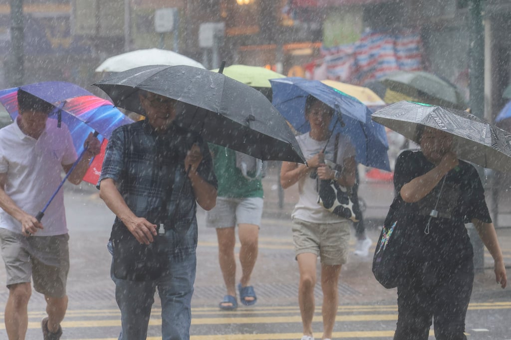 The sight of people making an orderly return for a half day at work on Friday was in stark contrast to the depressing scenes of post-typhoon chaos in the past. Photo: Jelly Tse