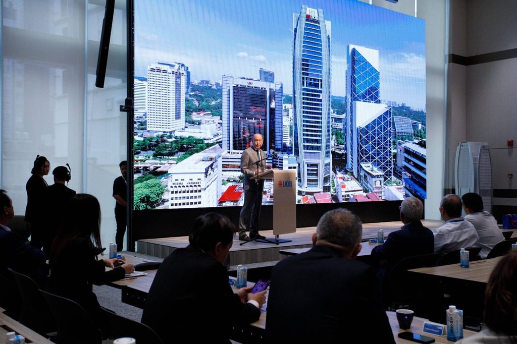 CEO Wee Ee Cheong speaks during a roadshow in Kuala Lumpur, on August 14, 2024. Photo: Bloomberg