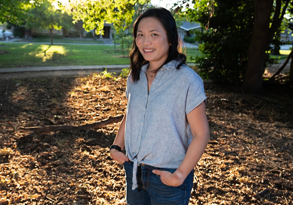 Breast cancer survivor Christina Kashiwada near her home in California. Researchers have noticed an uptick of breast cancer rates among Asian American and Pacific Islander women. Photo: TNS