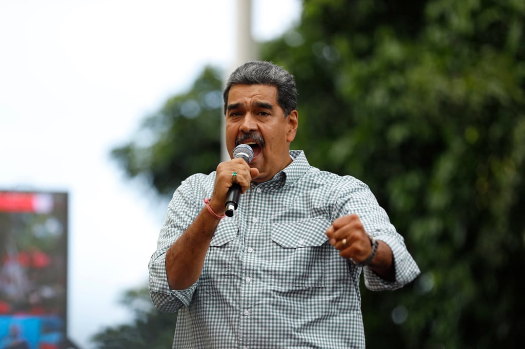 Venezuelan President Nicolas Maduro delivers a speech during a rally in Caracas on August 28. Photo: AFP / Getty Images / TNS Venezuelan President Nicolas Maduro delivers a speech during a rally in Caracas on August 28. Photo: AFP / Getty Images / TNS
