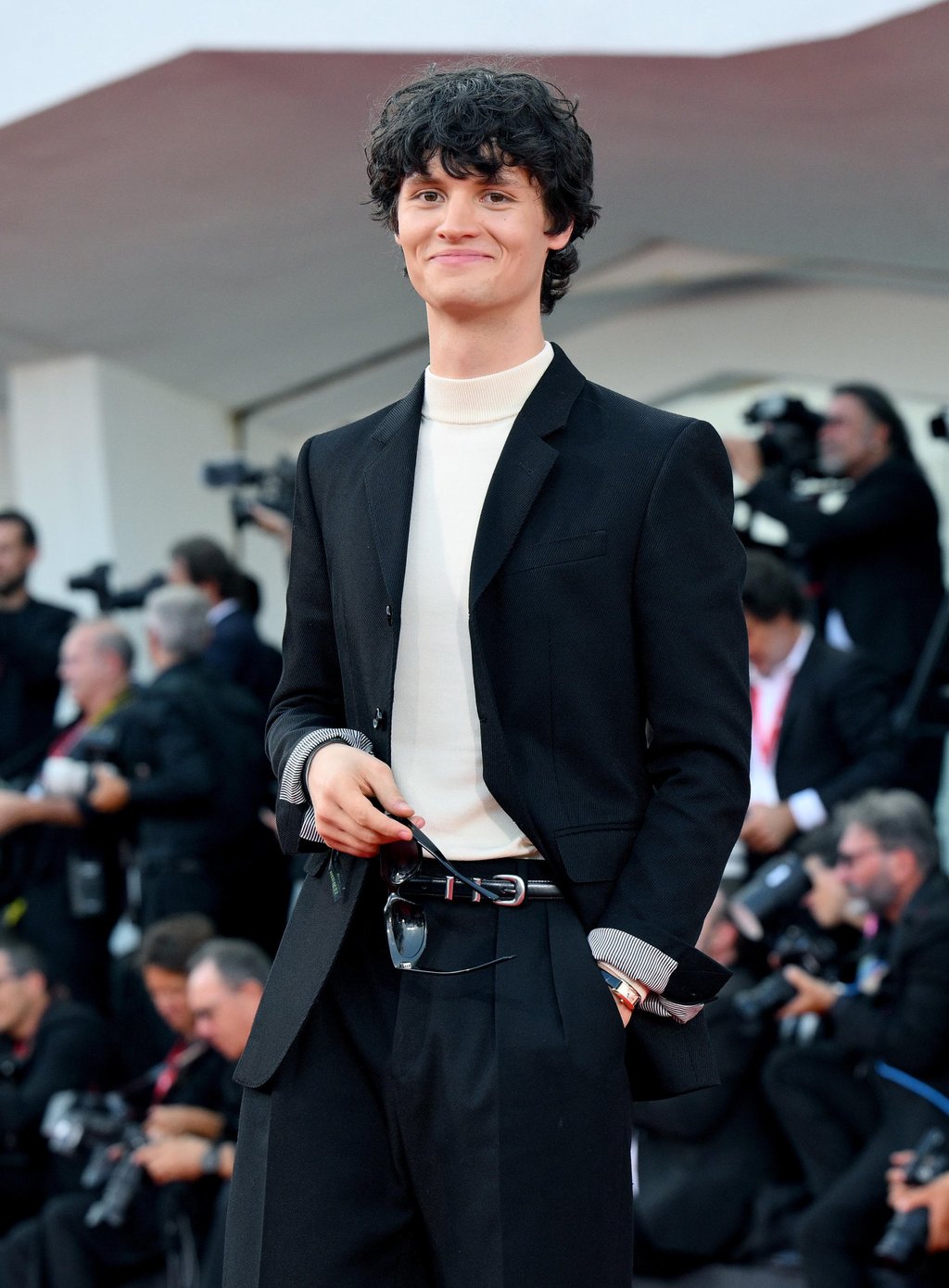 Arthur Conti at the screening of Beetlejuice Beetlejuice at Venice International Film Festival. Photo: EPA-EFE Arthur Conti at the screening of Beetlejuice Beetlejuice at Venice International Film Festival. Photo: EPA-EFE