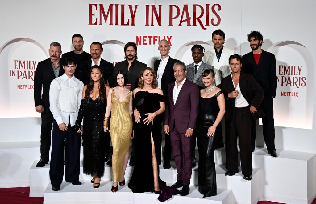 Emily in Paris cast and crew members in Rome in September, 2024, ahead of the release of the show’s fourth season. Photo: EPA-EFE