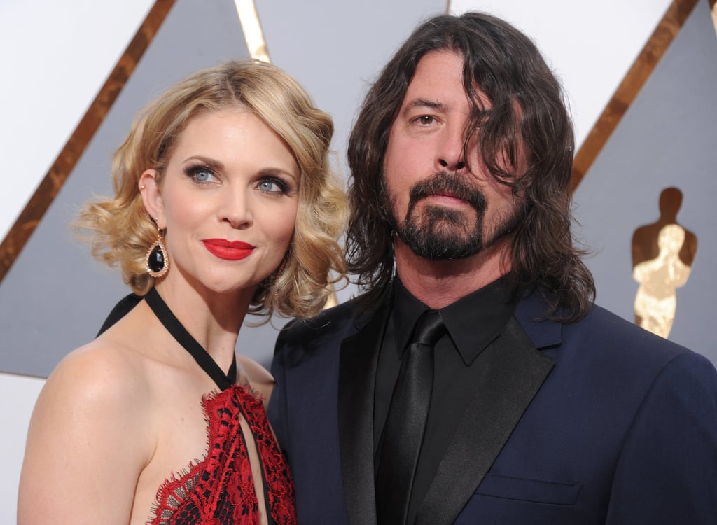 Musician Dave Grohl and his wife Jordyn Blum in 2016. Photo: Getty Images Musician Dave Grohl and his wife Jordyn Blum in 2016. Photo: Getty Images