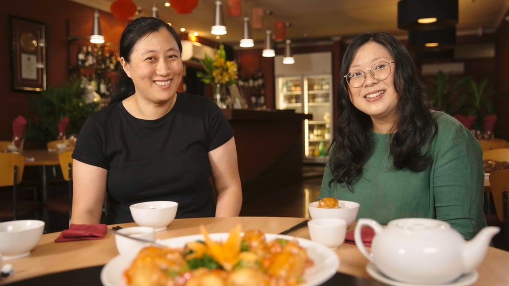 Lin Jie Kong (left) and Jennifer Wong, the authors of Chopsticks or Fork?, a collection of stories and recipes from Chinese restaurants in regional Australia. Photo: Jennifer Wong