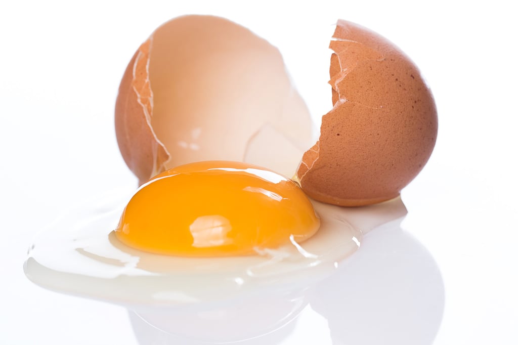 Putih telur bening berisi molekul protein. Foto: Shutterstock