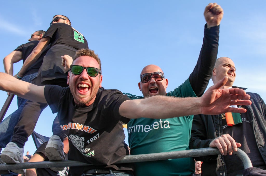 Supporters at a Venezia FC game at the stadium. Photo: John Brunton Supporters at a Venezia FC game at the stadium. Photo: John Brunton