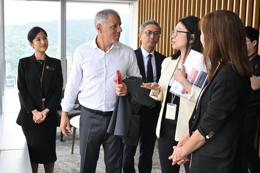 CEO Georges Elhedery started his reign in Hong Kong by visiting HSBC’s branches and employees in Central. Photo: Handout