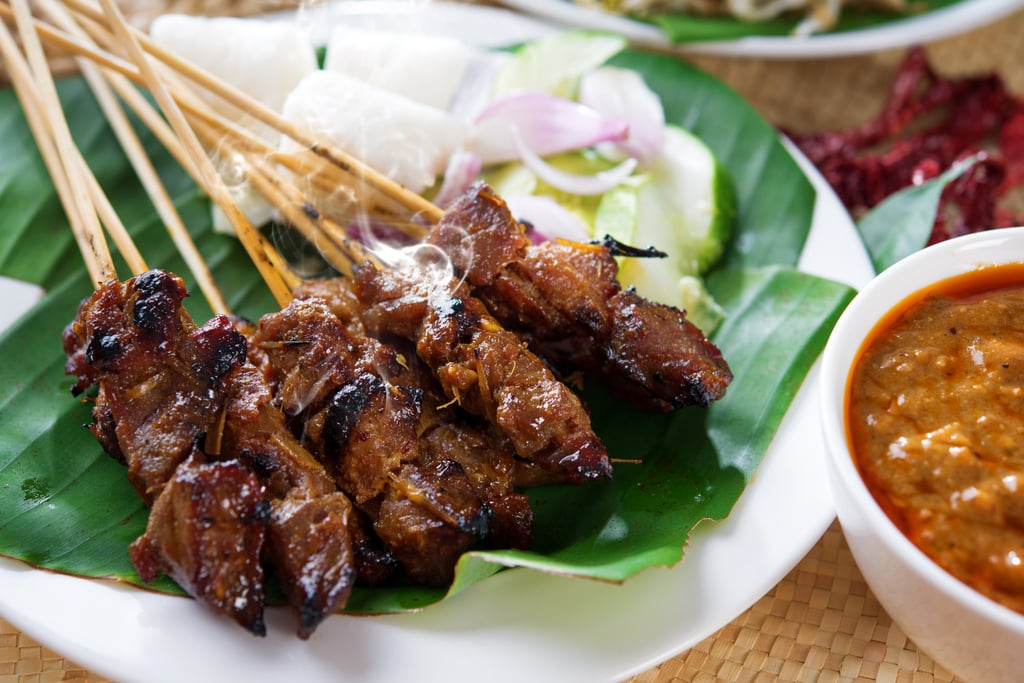 Beef satay skewers. Hong Kong beef satay noodles can be traced to sate dishes of Southeast Asia. Photo: Shutterstock