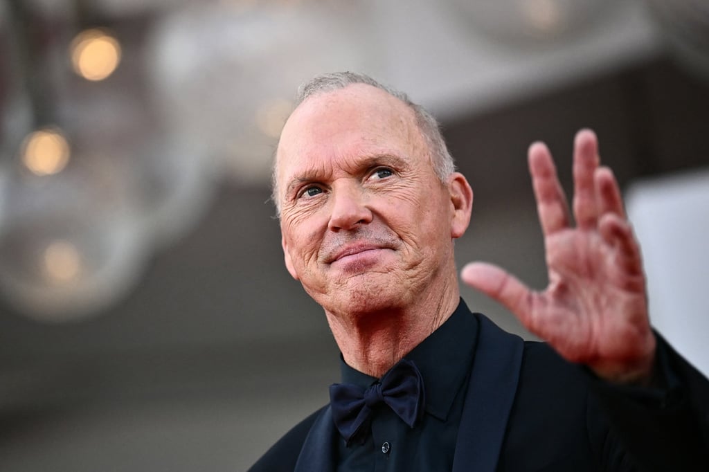 Michael Keaton on the red carpet for Beetlejuice Beetlejuice, presented out of competition at this year’s International Venice Film Festival in August. Photo: AFP via Getty Images/TNS