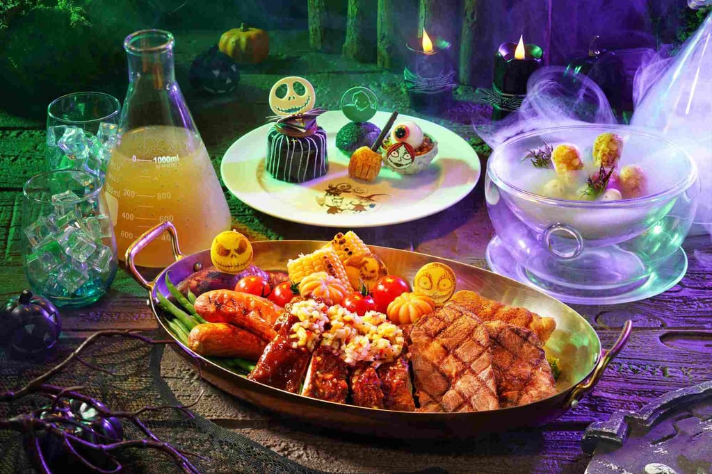 “Jack Skellington’s The Nightmare Before Dinner” is an interactive dining experience being offered at the River View Cafe as part of Hong Kong Disneyland’s Halloween festivities. “Jack Skellington’s The Nightmare Before Dinner” is an interactive dining experience being offered at the River View Cafe as part of Hong Kong Disneyland’s Halloween festivities.