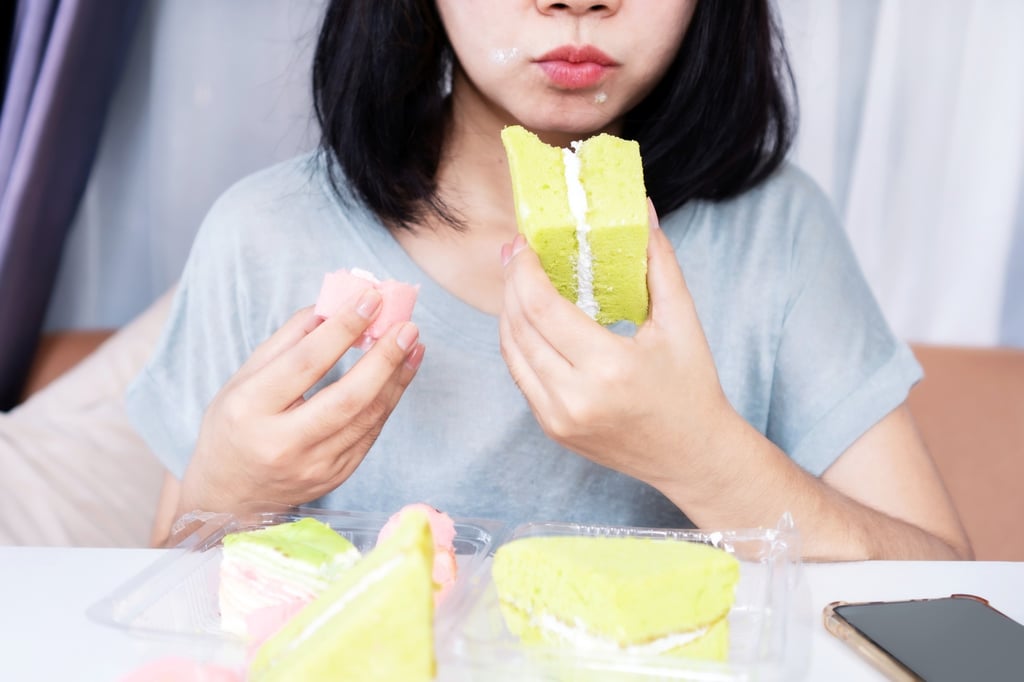 Gut inflammation may affect the production of the “feel-good” chemical serotonin, which can lead to anxiety, mild depression – and cravings for sweets. Photo: Shutterstock